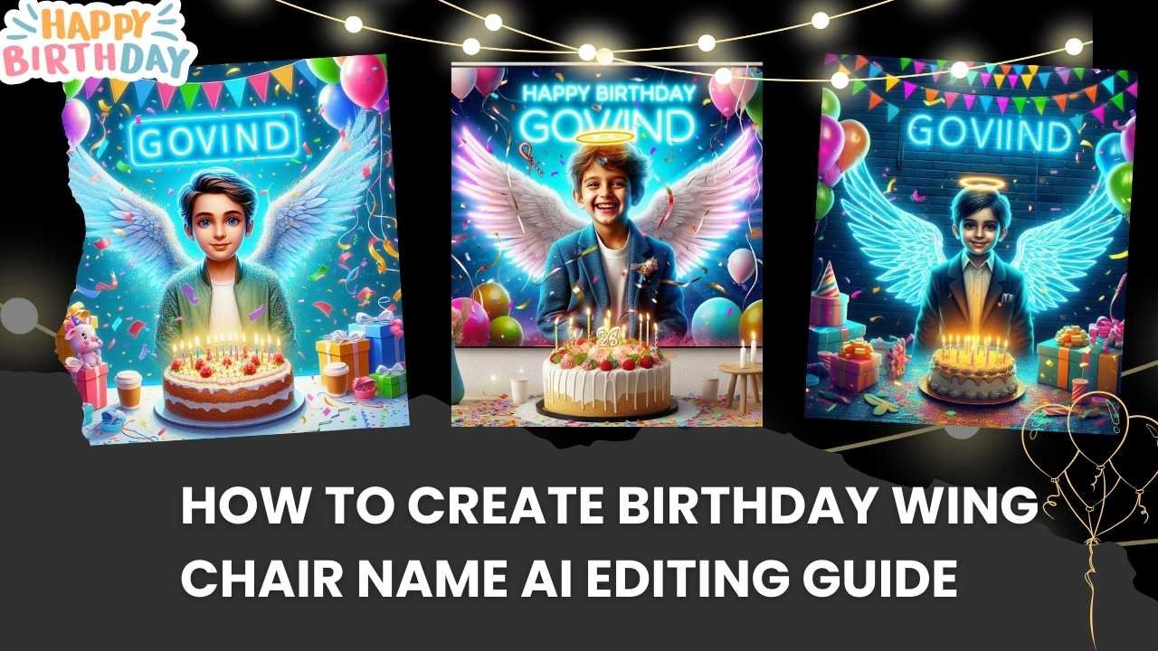 Create Birthday Wing Chair Name AI