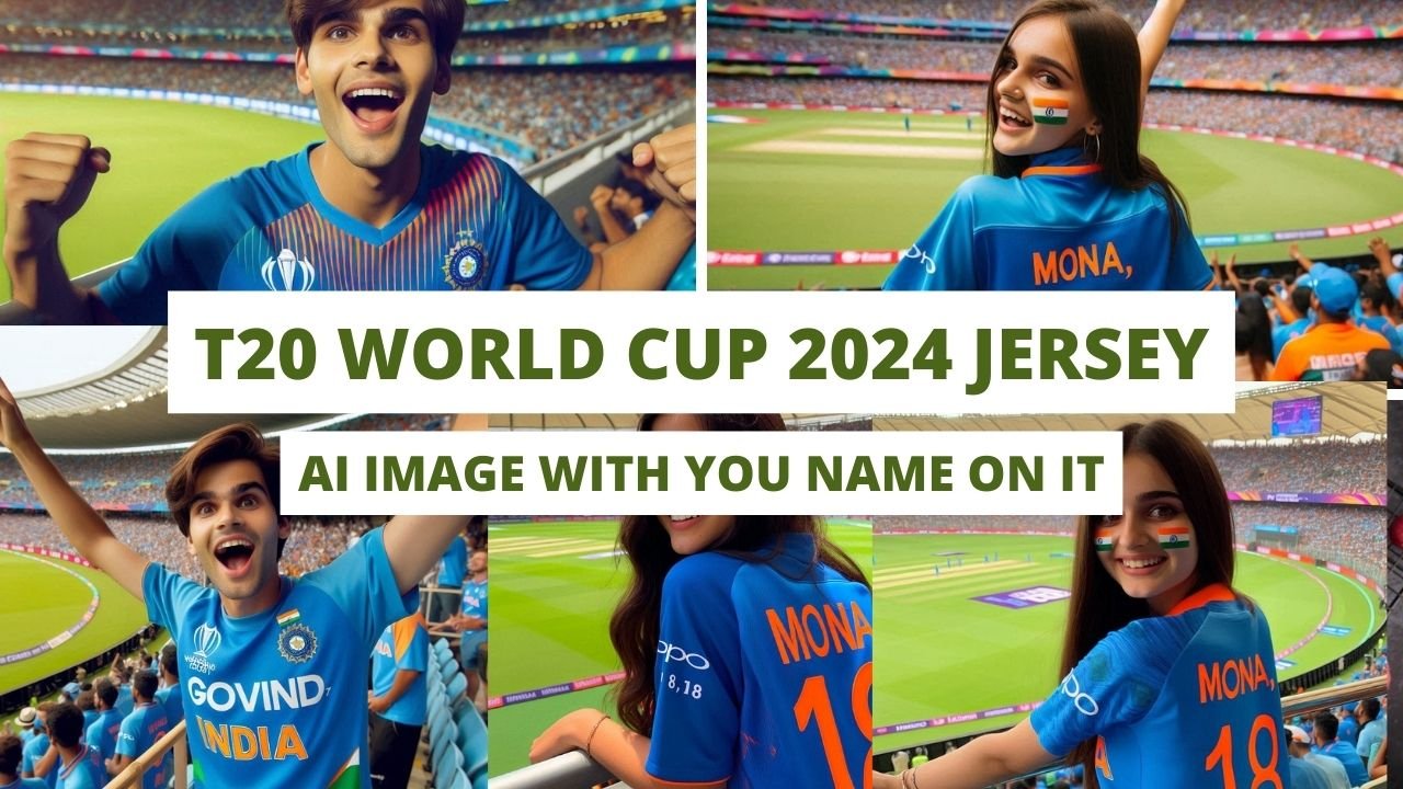 Create T20 World Cup 2024 Jersey AI Image With You Name On It