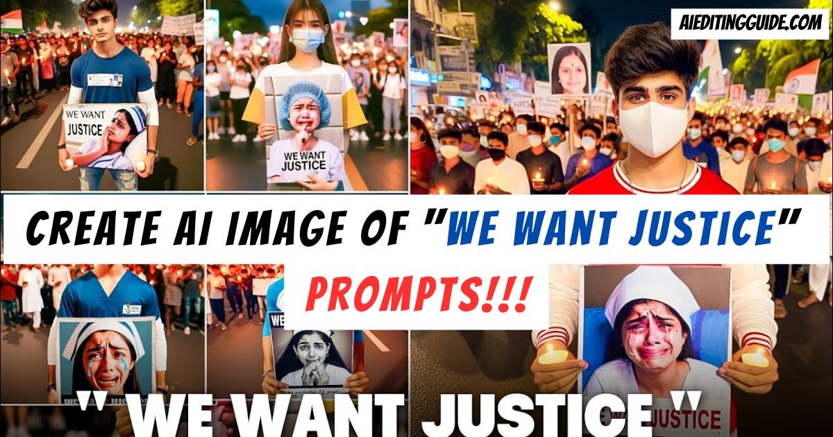 Create AI Image Of “We Want Justice”- Prompts