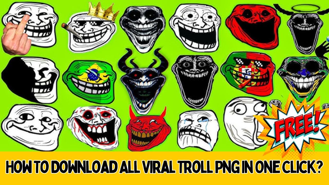 How To Download All Viral Troll Png In One Click?