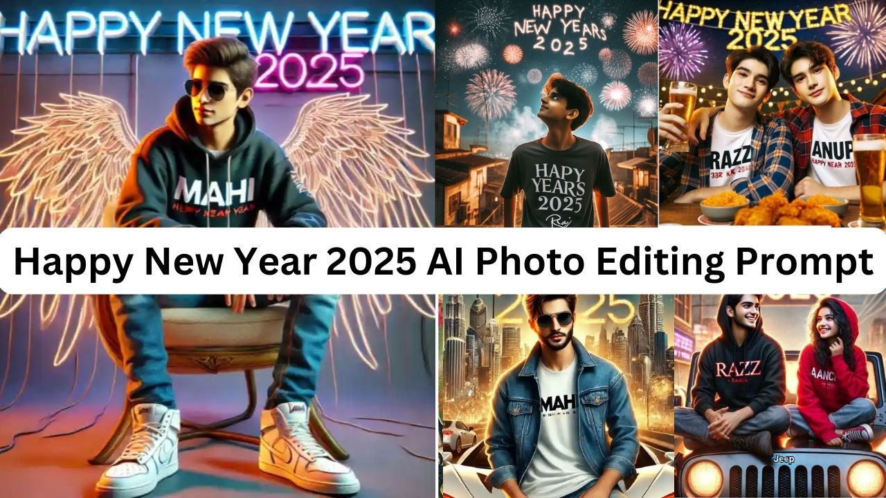 Happy New Year 2025 AI Photo Editing Prompt