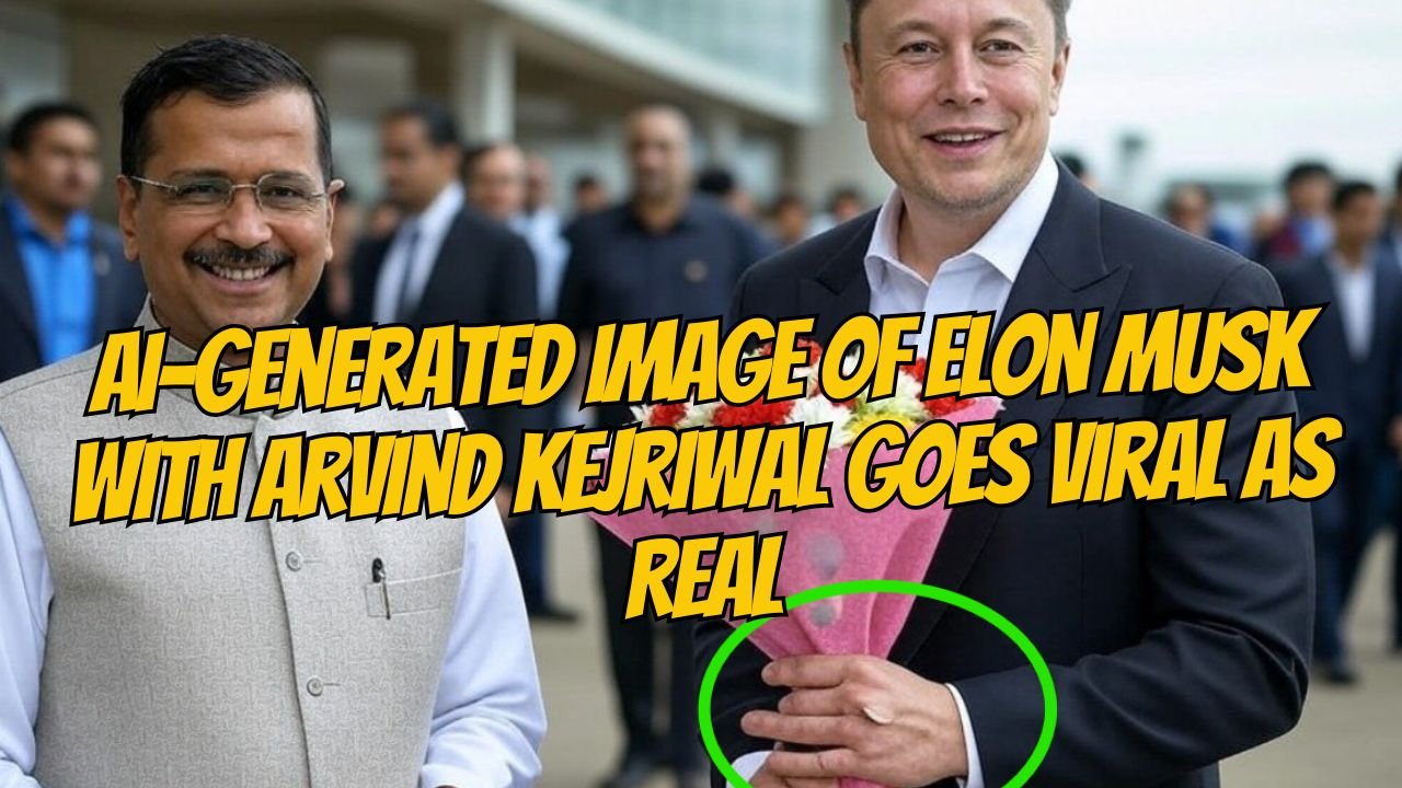 AI-Generated Image of Elon Musk With Arvind Kejriwal Goes Viral as Real